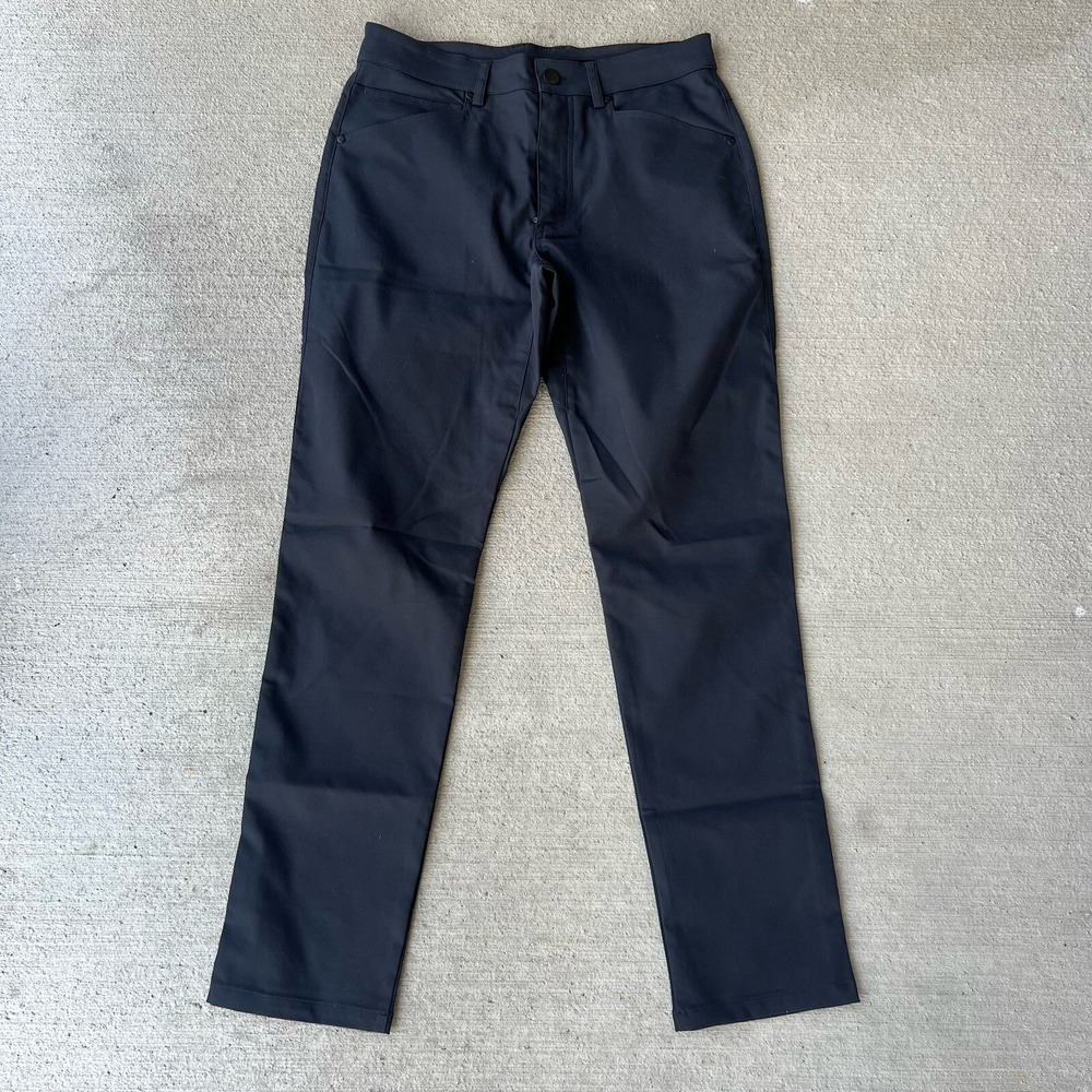 Myles Men's Makes Moves Commuter Pants Navy‎ Blue Slim Fit 30x30 Stretch Casual